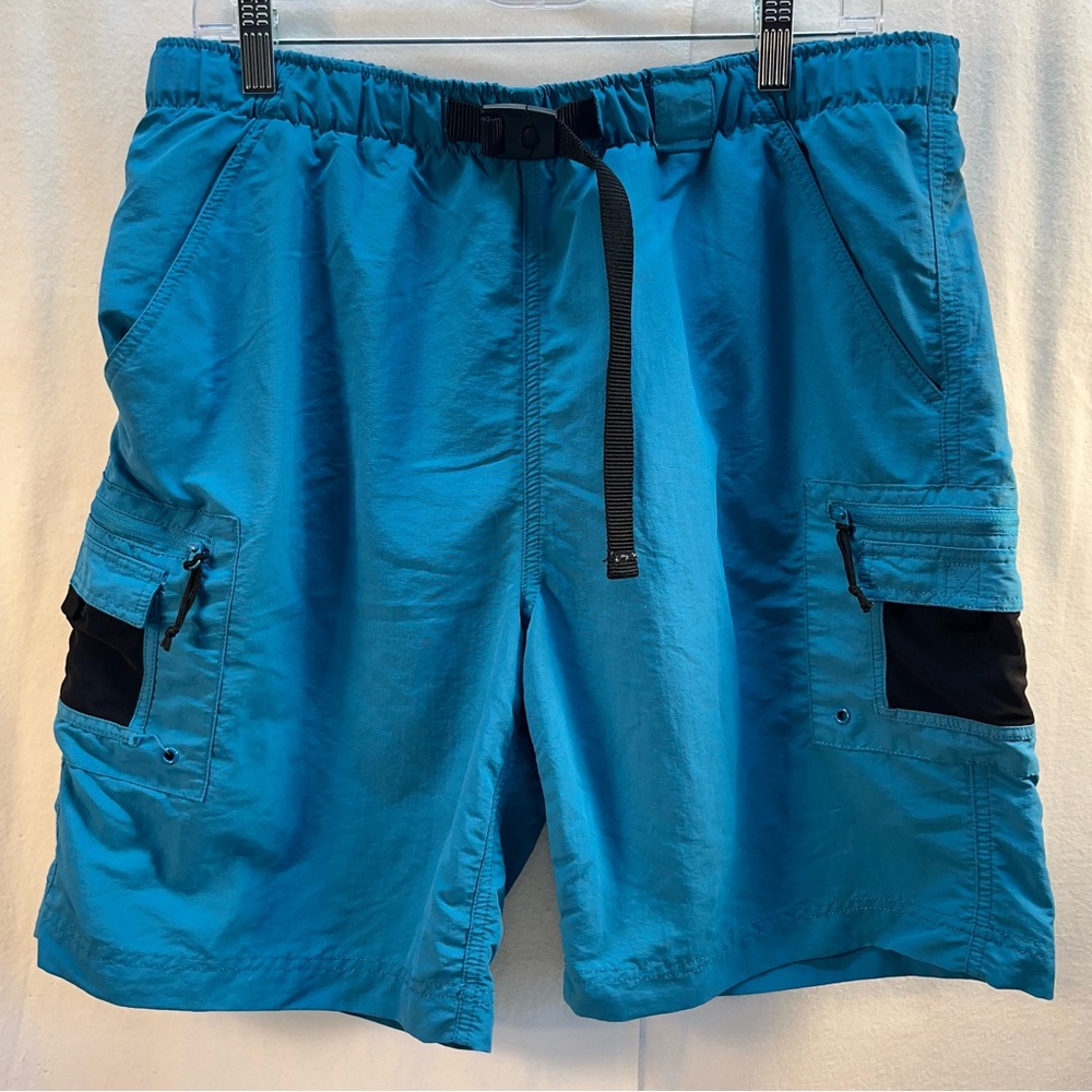Men's Alpine Design Blue Cargo Swim Shorts